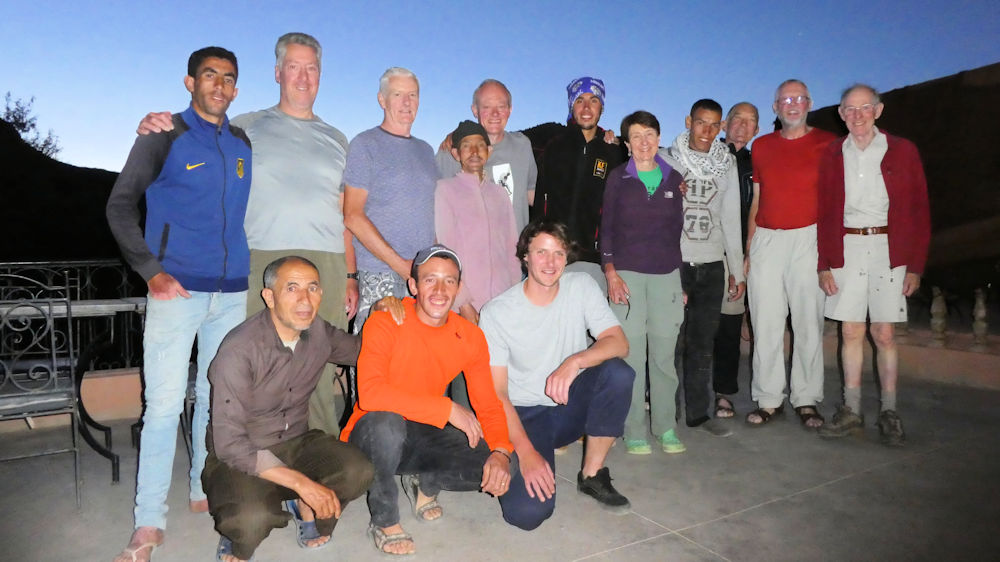 The team after the last dinner.
